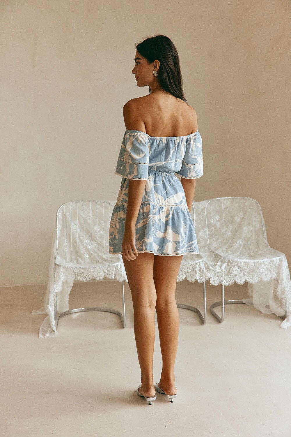 Harp Dress - Ink Floral - Image 5