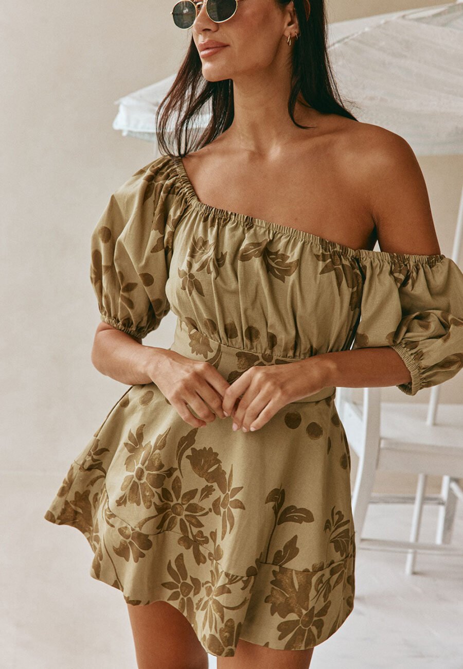 Xana Dress - Ancienne Green