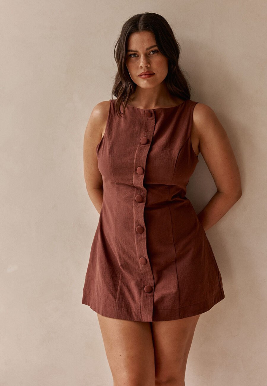 Graylee Dress - Chocolate