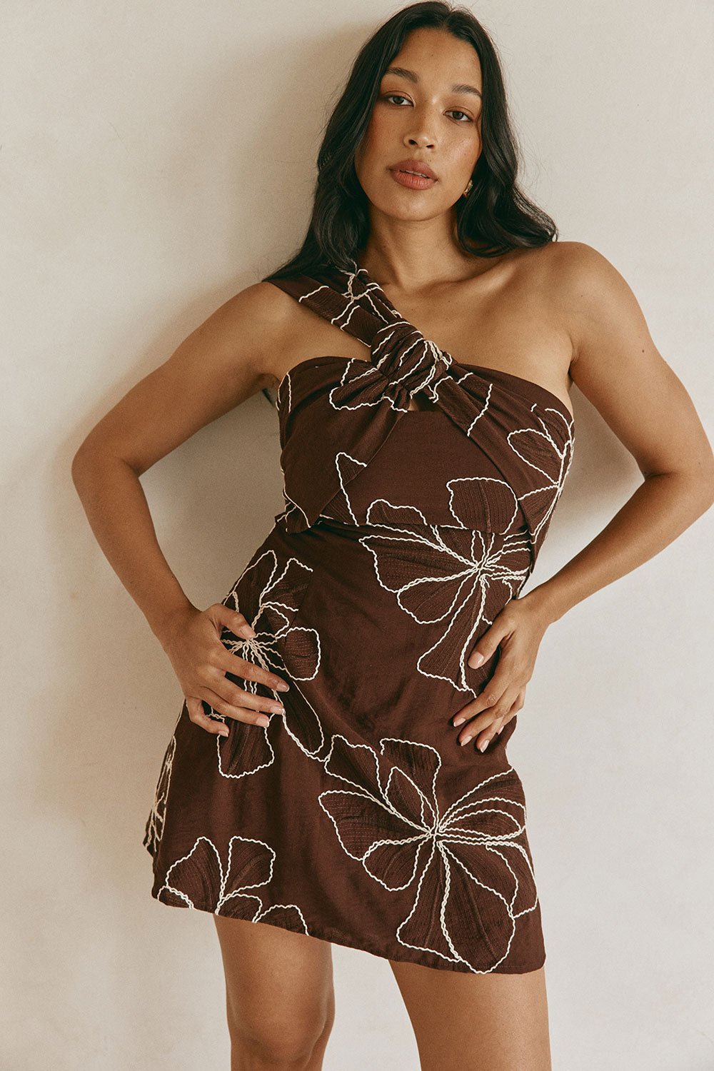 Dimmi Dress - Chocolate Floral - Image 2